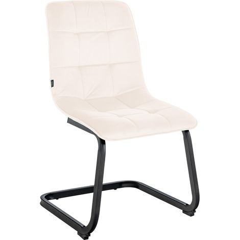 Esszimmerstuhl Vermont Samt creme