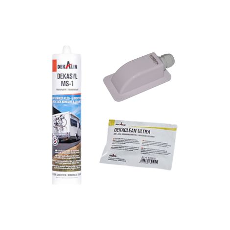 ANTARION Kit de Pose Solaire avec Passe-toit Cartouche et Lingette Sans Régulateur
