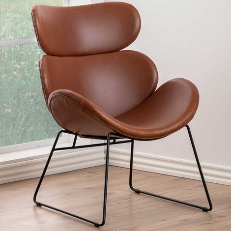 Fauteuil Cazari - marron/noir (1/5)