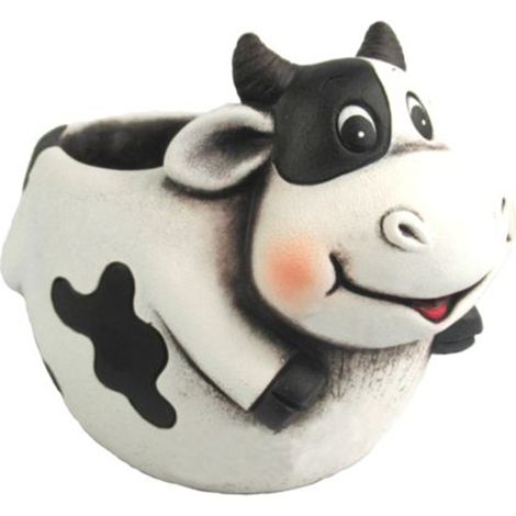 MACETERO VACA COMICO 18,2x12,8x13,5 CM