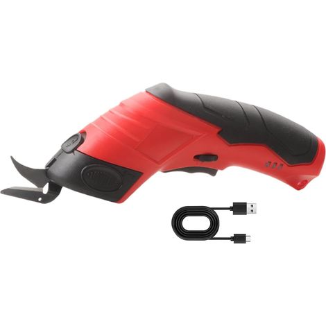 Ciseaux tailleur électrique sans fil rechargeable, pour tissu (1/5)