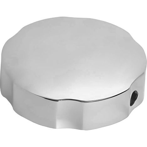 1 Poignée Rotative, Alliage D'aluminium Chromé, Bouton De Contrôle, Vidange Pop-up, Pour Baignoire Et Lavabo (1/5)