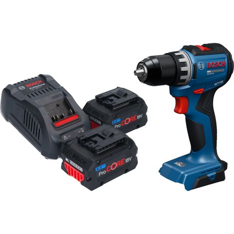 Perceuse-visseuse sans fil Bosch GSR 18V-52 Professional 18 V 70 Nm sans balais + 2 batteries ProCORE 5,5 Ah + chargeur (1/5)