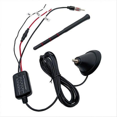 Antenne de voiture facile à installer avec long câble. Antenne de voiture polyvalente pour véhicules. (1/5)
