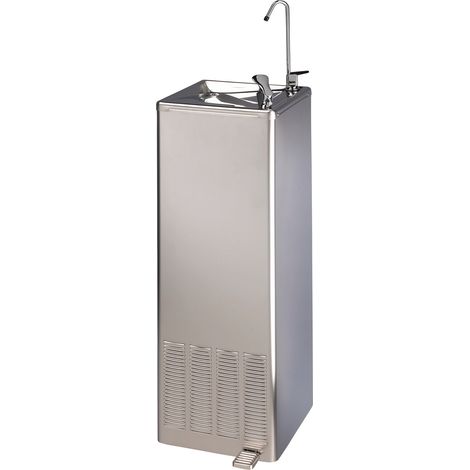 MEDICLINICS FAP050C Fuente de Agua Refrigerada con Pedal AISI 304 Acabado Brillo 30L/h - ref: FAP050C