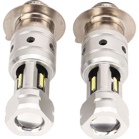 H6 H6M P15D Motorrad-LED-Lampe mit Doppellinse, 100 W, superhelle Scheinwerferlampe für ATV/UTV, weißes Licht (6000 K) (1/5)