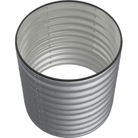 80cm Gardens Plan Round Galvanized Steel Raised Garden Bed (1/4)