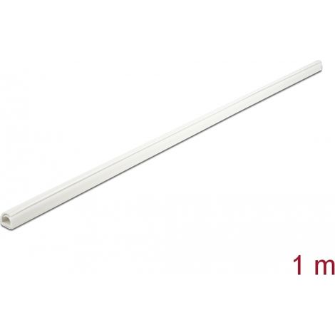 Delock Conducto para cables Mini de cierre automÃ¡tico 10 x 10 mm - longitud 1 m blanco