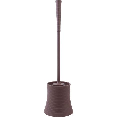 Cleaning Brush with Brown Base Toilet Utensil for Homes and