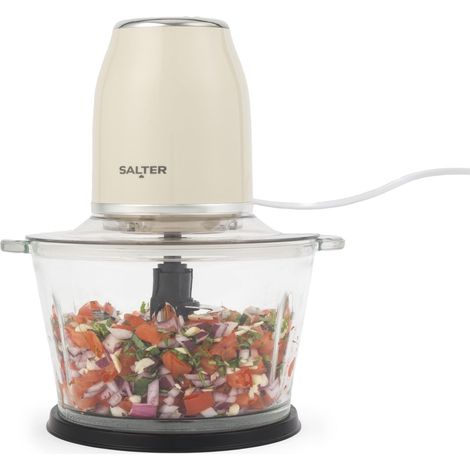 Hachoir électrique 1,2 L, bol en verre, 500 W, 2 vitesses (1/5)