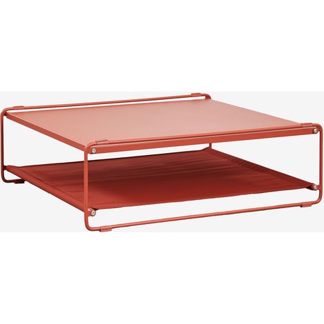 Tavolino da giardino trasformabile in pouf in acciaio Amaro SKLUM            
