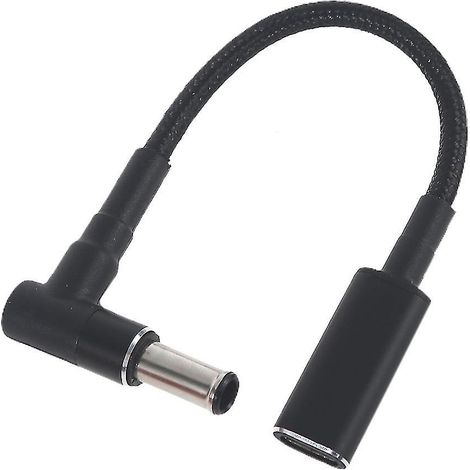 Câble adaptateur secteur USB-C femelle vers DC 6,0 x 1,4 mm PD 100 W
