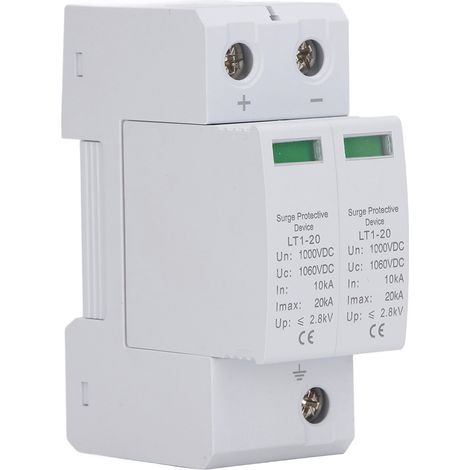 Parafoudre DC 1000V basse tension, dispositif de protection contre la foudre pour distribution électrique (1/5)