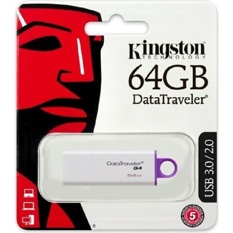 Kingston 64 GB USB 3.0/2.0-Flash-Laufwerk, DataTraveler G4 64 GB USB-Flash-Laufwerk