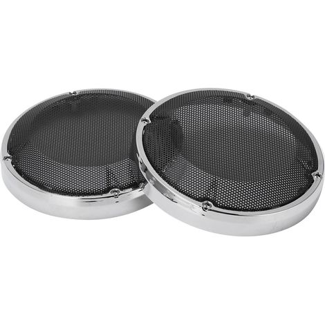 Grille de protection pour haut-parleur de moto, couvercle de sacoche, accessoire audio de remplacement pour Touring Glide 1983-2020, finition argenture électrolytique (1/5)