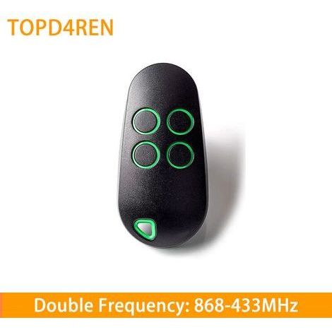 Télécommande universelle pour portail et porte de garage – Double fréquence 433,92 MHz / 868,35 MHz – Compatible avec systèmes motorisés Somfy, Nice, FAAC, BFT, CAME, Marantec – Télécomande portable s (1/5)