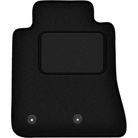 Tapis de sol conducteur en velours pour : Ford Mustang MK6 coupé (2014-) noir