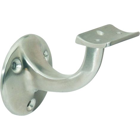 Handlaufträger VA ma D.Wandplatte 53mm gewölbte Auflage DENI (1/3)