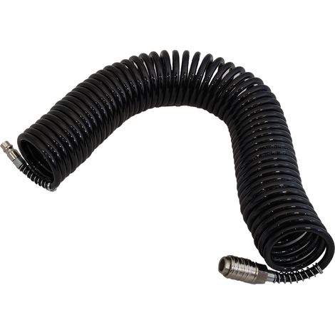 Tuyau à air comprimé en polyuréthane Mecafer - 10 m - raccords rapides et  embout renforcés - 163010