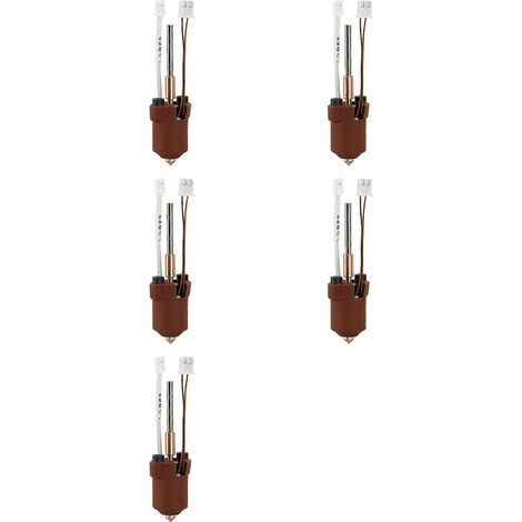 Kit de tête d'impression 5X pour Ender-3 V3, bloc chauffant en céramique à conductivité thermique élevée et buse intégrée. (1/5)