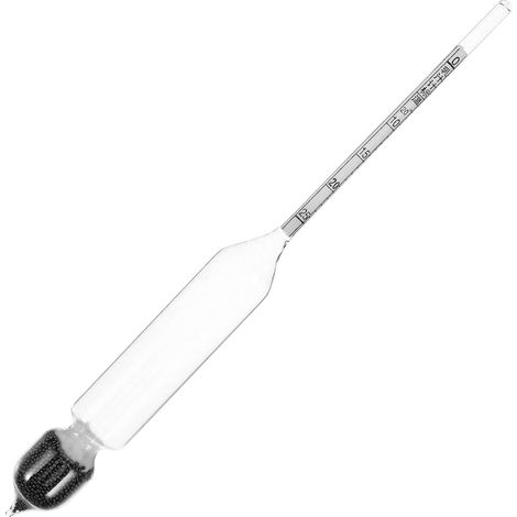 Kit de Test à L'hydromètre en Verre pour Mesurer Précision la Densité du Lait, Léger Production Fournitures Cuisine (1/5)