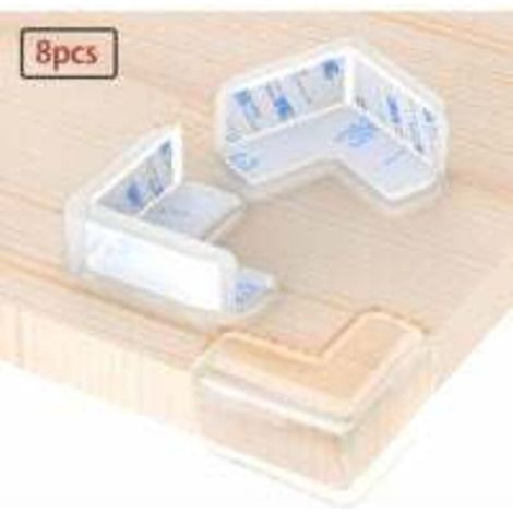 Ulisem Eckenschutz (8er-Pack) Klarer Eckenschutz, hohes Antihaft-Gel, bester Eckenschutz für Babys, schützt Kinder vor Kopfverletzungen, Tischen, Möbeln und scharfen Ecken (1/4)