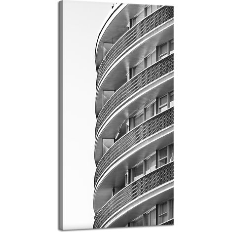 Impression sur toile Architecture Balcons 40x80 cm