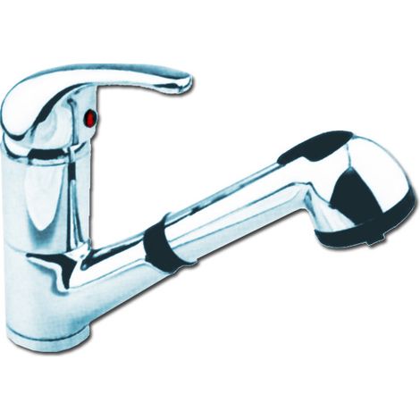 Robinet mitigeur extensible pour évier à poser Pluvia Capri 24067