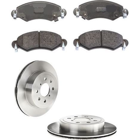 KIT FRENI ANTERIORI compatibile con SUZUKI IGNIS II (MH) - DISCHI + PASTIGLIE OEM: P 79 015 , P 79 012 / 17540 /SOSTITUZIONE DIRETTA/BASSA POLVERE/SILENZIOSO (1/5)