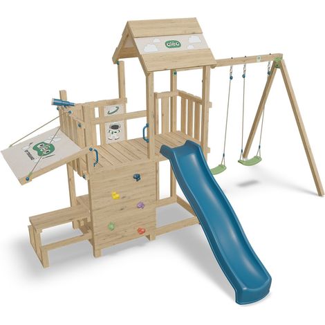 Aire de jeux bois 2,20 m SNACK XPRESSION 2 - 12 enfants (1/5)