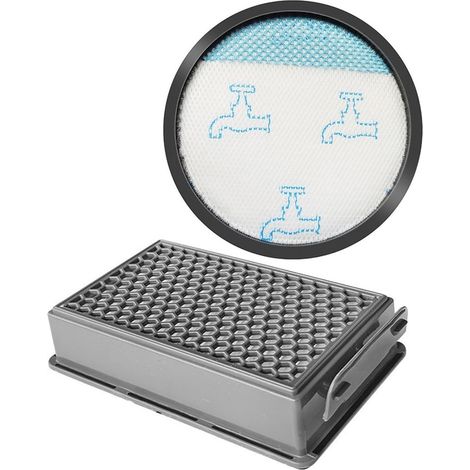 Filtre compatible avec les aspirateurs Rowenta RO4825EA Compact Power XXL RO4825 RO4871 TW48 : filtre de séparation du moteur, filtre d'échappement, pièces détachées.
