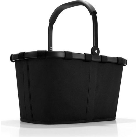 Reisenthel BK7040 Carrybag Frame Cestino per shopping in poliestere riciclato con telaio in alluminio 22 L colore Nero