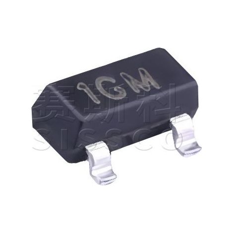 Changdian/Changjing MMBTA06, 1GM SOT-23 SMD-Transistor, Siebdruck, neu, elektronisches Bauteil, 5 Stück, verpackt und versendet.