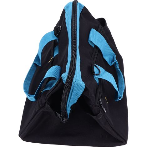 Werkzeugtasche aus Canvas mit breiter Öffnung und Schultergurt für Elektriker und Schreiner (35,5 cm) (1/5)
