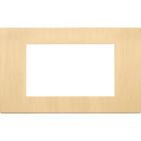 VIMAR - 30654.70.01 Placca 4M oro spazzolato
