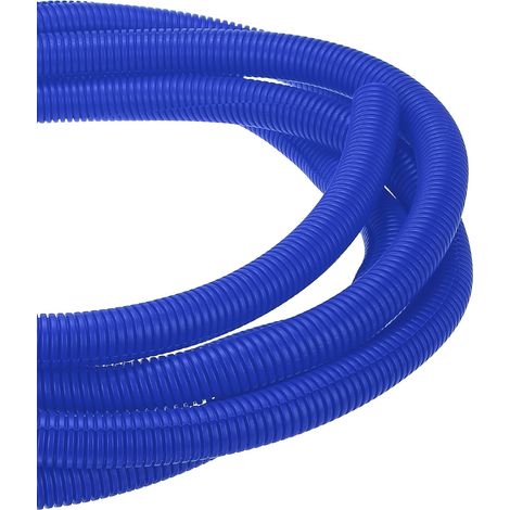 Gaine Fendue Tubulaire 1 Pouce Protège-Fils Flexible Bleu (1/5)