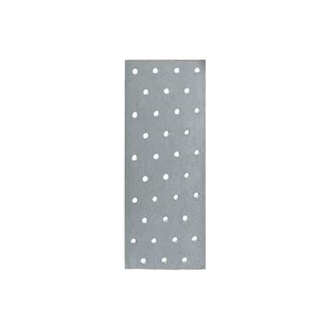 Giunto a piastra forato 80 x 200 mm.