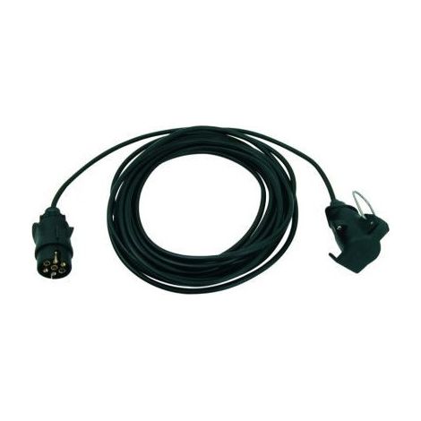 Rallonge 2,50 m - 7 x 1 mm² avec fiches mâle / prolongation femelle plastique