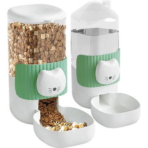 Abreuvoir Automatique - Biberon Suspendu Sans Goutte À Goutte - Pour Lapins Cochons D Inde Hamsters - 1000 Ml - 2 Pièces (1/5)