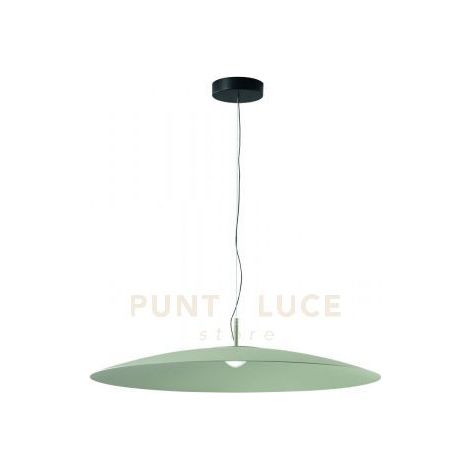 SOSPENSIONE 1 LUCE ELLE A LED 18W 3000K 1719LM  D.90CM VERDE