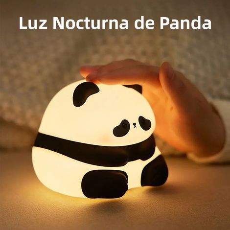(Style 4) Veilleuse LED rechargeable par USB, design panda en peluche, peut également être utilisée comme sonnette. (1/5)