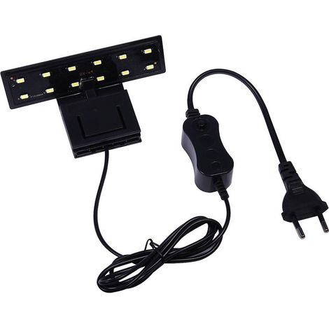 Aquarium Lighting X3 Aquarium LED Aquarium Light LED Aquarium LED Lighting 220V 6W Nano Aquarium Lighting pour plantes et poissons aquatiques (1/5)