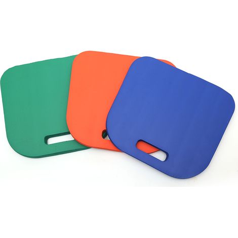 Tapis de genoux noir NBR, coussin épais portable pour jardinage, prière, yoga (1/5)