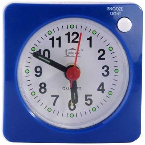 Reloj despertador Smooth Azul Ladydoc 07137