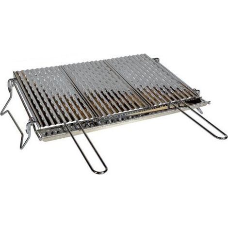 Ferraboli graticola barbecue acciaio raccogli grassi 50x40