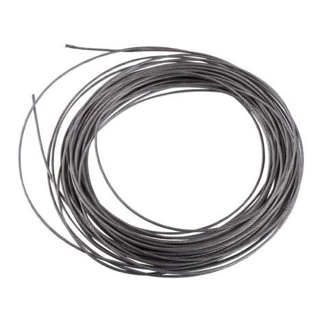 Edelstahlseil, hochtemperaturbeständiger Draht, 1,5 mm Durchmesser, gute Flexibilität, für kommerzielle, industrielle und militärische Anwendungen. (1/5)