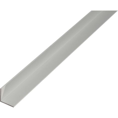 ALBERTS Winkelprofil, gleichsch., Alu silber elox., LxBxHxS 2000 x 20 x 20 x 1,5 mm