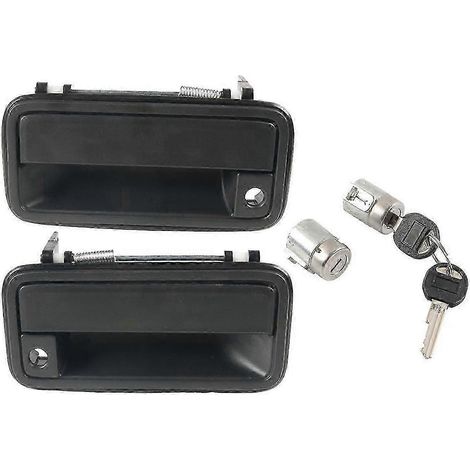 Außentürgriff mit Schließzylinder und Schlüsseln, kompatibel mit Chevrolet Suburban Tahoe C1500 1995-2000, kompatibel mit GMC Yuko Edition 0910 (1/5)