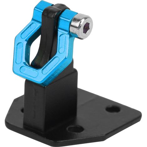 Crochet de remorquage en alliage d'aluminium à fixation fixe, accessoire idéal pour voiture RC AXIAL SCX10 1/10 (bleu). (1/5)