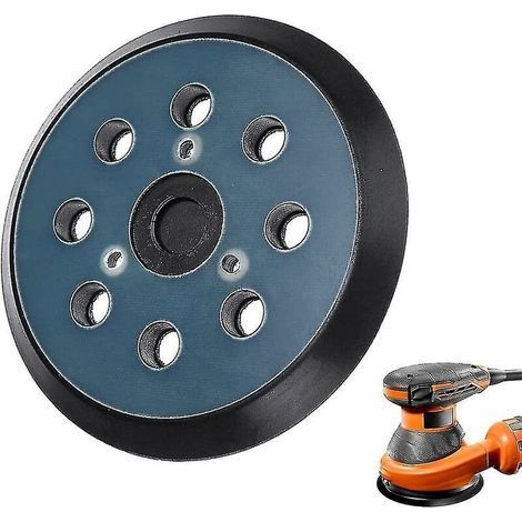 Platorello abrasivo da 5 pollici a 8 fori per Makita Bo5010 125 mm. Dischi abrasivi di ricambio compatibili con Makita Bo5010, Bo5030k, Bo5031k e Bo5041k. (1/5)